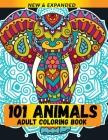 101 Animals Adult Coloring Book: Stress Relieving Animal Designs for Adults Relaxation By Draft Deck Publications Cover Image