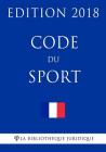 Code du sport: Edition 2018 Cover Image
