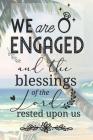 WE ARE ENGAGED and the blessings of the Lord rested upon us: Beach Theme/Background image/decorated pages/photo memory/Guest Book for Engagement Party By Robby Cover Image