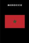 Morocco: Country Flag A5 Notebook to write in with 120 pages Cover Image