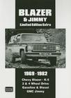 Chevy Blazer & Jimmy Limited Edition Extra 1969-1982 By R.M. Clarke (Compiled by) Cover Image