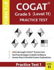 COGAT Grade 5 Level 11 Practice Test Form 7 And 8: CogAT Test Prep Grade 5: Cognitive Abilities Test Practice Test 1 By Gifted &. Talented Cogat Test Prep Team, Origins Publications Cover Image