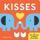 Kisses: A Lift-the-Flap & Sliding Parts Book By Marta Comín Cover Image