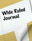 Wide Ruled Journal By Speedy Publishing LLC Cover Image