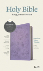 KJV Premium Value Thinline Bible, Filament-Enabled Edition (Leatherlike, Garden Lavender, Red Letter) By Tyndale (Created by) Cover Image