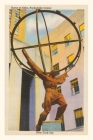 Vintage Journal Statue of Atlas, New York City By Found Image Press (Producer) Cover Image