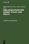 Register By Bibliographischer Dienst Staat Und Recht (Editor) Cover Image