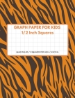 Graph Paper for Kids 1/2 Inch Squares: Large 1/2 Inch Squares Perfect For Math Drawing and Graphing double-sided Graph Paper Composition Notebook for By Ace Publishing Cover Image