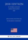 Application of Section 338 to Insurance Companies (US Internal Revenue Service Regulation) (IRS) (2018 Edition) By The Law Library Cover Image
