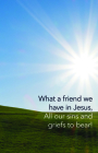 What a Friend Bulletin (Pkg 100) Funeral By Broadman Church Supplies Staff (Contribution by) Cover Image