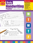 Daily Handwriting Traditional Manuscript (Daily Handwriting Practice) By Evan-Moor Educational Publishers Cover Image