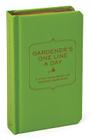 Gardener's One Line a Day: A Five-Year Book of Garden Memories By Chronicle Books Cover Image