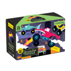 Monster Trucks 100 Piece Glow in the Dark Puzzle By Illustrated By Alexander Mosto Mudpuppy (Created by) Cover Image