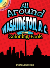 All Around Washington, D.C. Mini Coloring Book (Dover Little Activity Books) By Diana Zourelias Cover Image