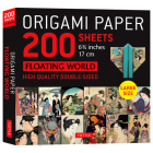 Origami Paper 200 Sheets Floating World 6 3/4 (17 CM): Tuttle Origami Paper: Double-Sided Origami Sheets with 12 Different Prints (Instructions for 6 By Tuttle Studio (Editor) Cover Image