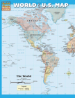 World & U.S. Map By Barcharts Inc Cover Image