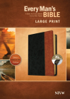 Every Man's Bible NIV, Large Print, Tutone By Tyndale (Created by), Stephen Arterburn (Notes by), Dean Merrill (Notes by) Cover Image