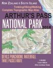 Arthur's Pass National Park Trekking/Hiking/Walking Topographic Map Atlas Devils Punchbowl Waterfall Three Passes Route New Zealand South Island 1: 50 By Sergio Mazitto Cover Image