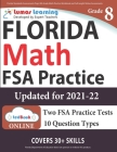 Florida Standards Assessments Prep: 8th Grade Math Practice Workbook and Full-length Online Assessments: FSA Study Guide By Lumos Learning Cover Image