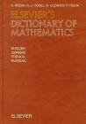 Elsevier's Dictionary of Mathematics: In English, German, French and Russian Cover Image