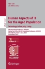 Human Aspects of It for the Aged Population. Technology in Everyday Living: 8th International Conference, Itap 2022, Held as Part of the 24th Hci Inte (Lecture Notes in Computer Science #1333) Cover Image