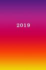 2019: Kalender/Terminplaner: 1 Woche auf 2 Seiten, Format ca. A5, Cover bunt Cover Image