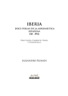 Iberia, doce perlas de la aeronáutica española, Op. 39d: para flauta, clarinete, piano y violoncello By Alejandro Román Cover Image