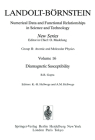 Diamagnetic Susceptibility / Diamagnetische Suszeptibilität By K. -H Hellwege (Editor), R. R. Gupta, A. M. Hellwege (Editor) Cover Image