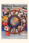 Vintage Journal Hamburg-America Line Travel Poster Cover Image