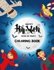 Happy Halloween Trick or Treat? Coloring Book: kids appropriate cute Halloween coloring book. Unique coloring book for kids for home, school and activ By Dark House ). Cover Image
