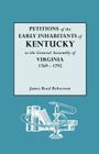 Petitions of the Early Inhabitants of Kentucky (American Indian Literature & Critical Studies #27) Cover Image