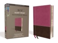 NIV, Reference Bible, Giant Print, Imitation Leather, Pink/Brown, Red Letter Edition, Comfort Print By Zondervan Cover Image