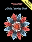 Relaxation Adults Coloring Book Black Background: The beautiful Mandala designs on Black background, geometric compositions, will captivate, excite co By Amilia Coloring Studio Cover Image