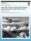 Climate Data Analysis of Existing Weather Stations in around the Central Alaska Network (CAKN) Update through 2010 By National Park Service Cover Image