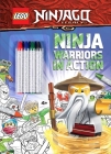 LEGO NINJAGO: Ninja Warriors in Action (Coloring & Activity with Crayons) Cover Image