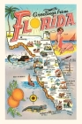 Vintage Journal Greetings from Florida Map By Found Image Press (Producer) Cover Image