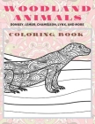 Woodland Animals - Coloring Book - Donkey, Lemur, Chameleon, Lynx, and more Cover Image