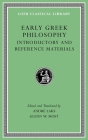 Early Greek Philosophy (Loeb Classical Library #524) By André Laks (Editor), André Laks (Translator), Glenn W. Most (Editor) Cover Image