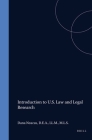 Introduction to U.S. Law and Legal Research Cover Image