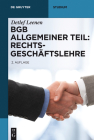 BGB Allgemeiner Teil: Rechtsgeschäftslehre (de Gruyter Studium) Cover Image