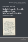 Rudolf Alexander Schroeder und Ernst Zinn: Briefwechsel 1934-1961: Kommentierte Edition Cover Image