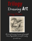 Trilogy Drawing Art Crazy Horses: The Art of Drawing; Portraits of Beautiful Horses Reproduced in Series for Framing By Donald P. Russo Cover Image