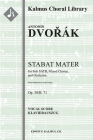 Stabat Mater, Op.58: Vocal score By Antonin Dvorak (Composer), Josef Zubaty (Arranged by) Cover Image