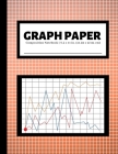 Graph Paper Composition Notebook: 200 Pages - 4x4 Quad Ruled Graphing Grid Paper - Math and Science Notebooks - Peach Cover Image