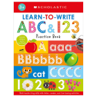 Learn to Write ABC & 123: Scholastic Early Learners (Workbook) Cover Image
