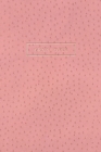 Graph Paper: Executive Style Composition Notebook - Pink Ostrich Skin Leather Style, Softcover - 6 x 9 - 100 pages (Office Essentia By Birchwood Press Cover Image