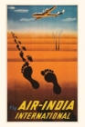 Vintage Journal Air India Travel Poster By Found Image Press (Producer) Cover Image