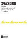 Sprachkunst XLIX/2018 1. Halbband: Beitrage Zur Literaturwissenschaft. Jahrgang XLIX/2018. 1. Halbband By Hans Holler (Editor), Christoph Leitgeb (Editor), Helmut Rossner (Editor) Cover Image
