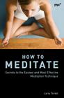 How to Meditate By Larry Terkel Cover Image