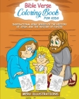 Bible verse Coloring Book For Kids: Inspirational Bible Verses of the history of jesus and the history of easter By Meru Illustrations Cover Image
